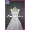 ED Bridal Elegant Lace Appliques Bow Belt Lace Up Ball Gown Satin Wedding Dress China